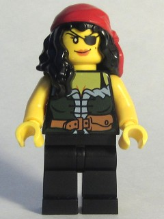 LEGO Minifigure-Pirate Chess Queen-Pirates / Pirates III-pi172-Creative Brick Builders